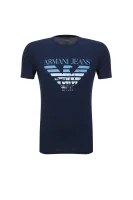 tėjiniai marškinėliai Armani Jeans tamsiai mėlyna